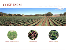 Tablet Screenshot of cokefarm.com